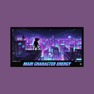 Main Character Energy Graphic Tee - Retro VHS Streetwear Gift image 2