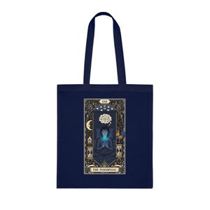 Bolso de mano con diseño de cartas del tarot para insomnes - Regalo de bruja nocturna imagen 1