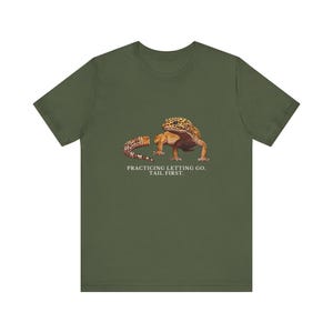 Practicing Letting Go Gecko T-Shirt image 3