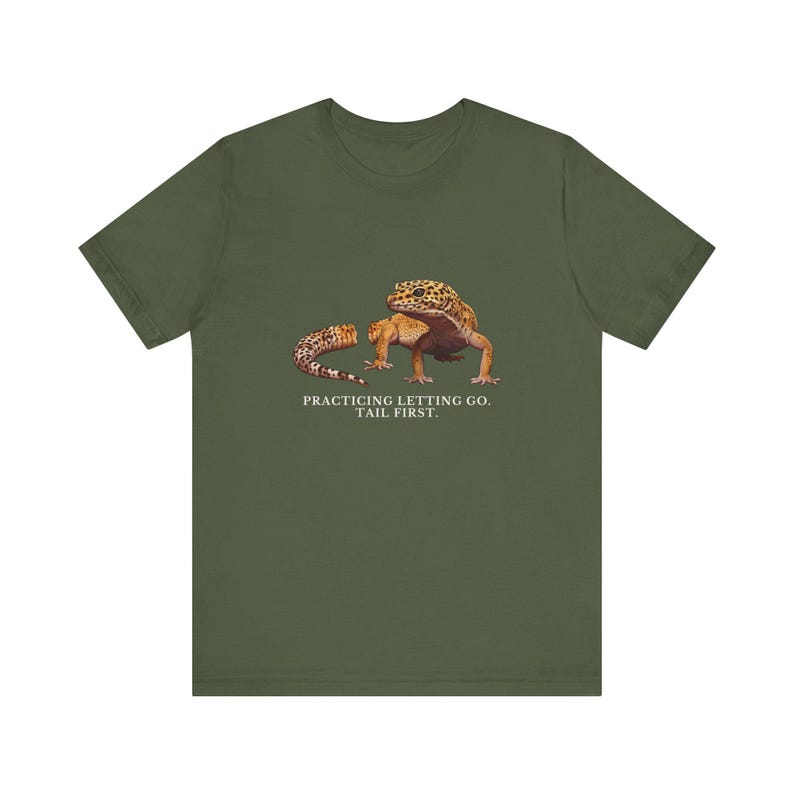 Practicing Letting Go Gecko T-Shirt image 3