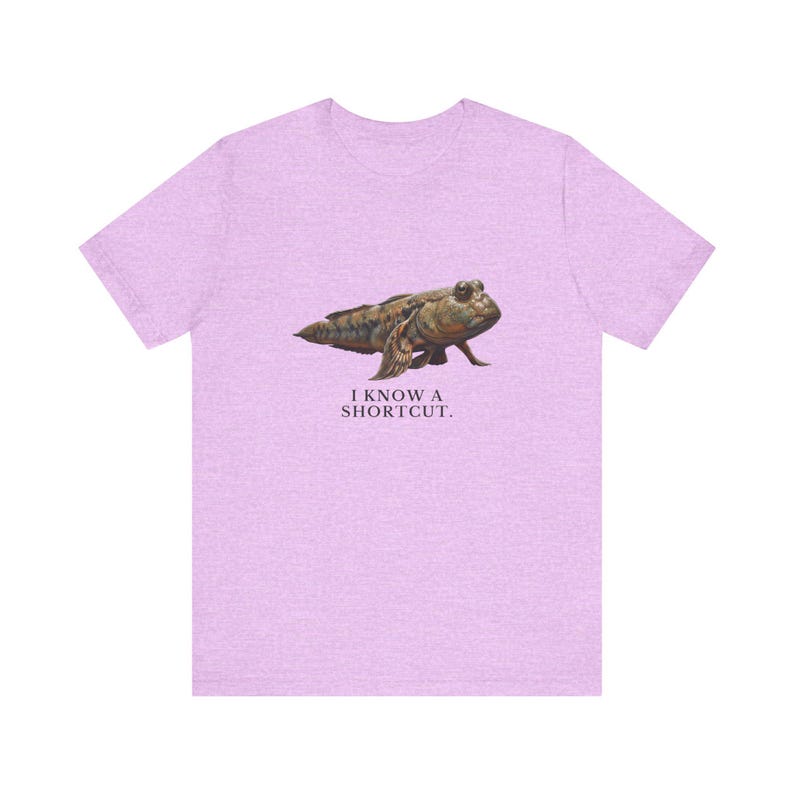 I Know A Shortcut Shirt, Funny Evolution Tee, Tiktaalik Fish Science Humor, Paleontology Gift, Prehistoric Graphic T-Shirt image 17