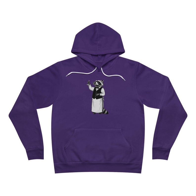 Sudadera con capucha de sommelier de mapache - Regalo de humor sobre vinos de mapache imagen 11