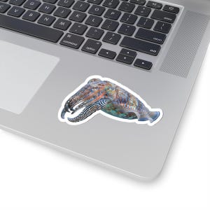 Cuttlefish Sticker - Colour Changing Cuttlefish Kiss-Cut Sticker, Marine Biology Gift image 5