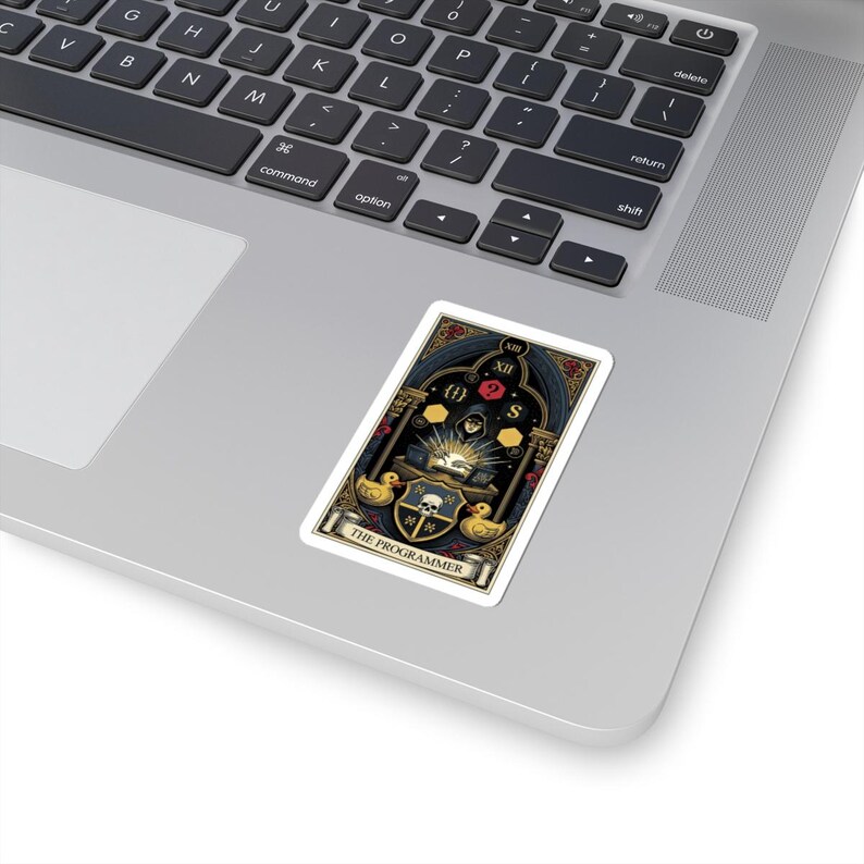 The Programmer Tarot Card Sticker - Funny Graphic Gift image 5