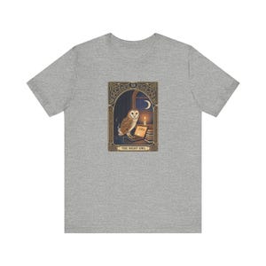 The Night Owl Tarot Graphic Tee - Funny Graphic Gift afbeelding 8