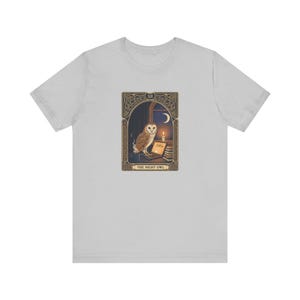 The Night Owl Tarot Graphic Tee - Funny Graphic Gift afbeelding 5