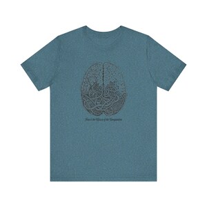 Fear Is the Misuse of the Imagination Graphic Tee - Dark Art Quote Gift bild 8