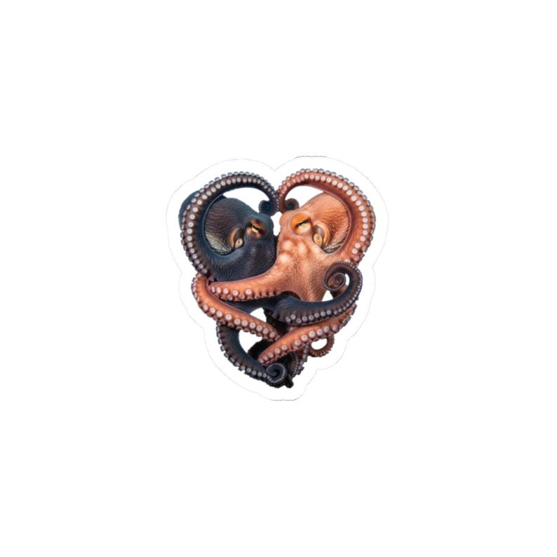 Octopus Yin Yang Sticker zdjęcie 10