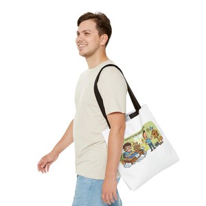 Borsa tote con citazione divertente sulla produttività: "La perfezione è nemica del bene" - Regalo immagine 11