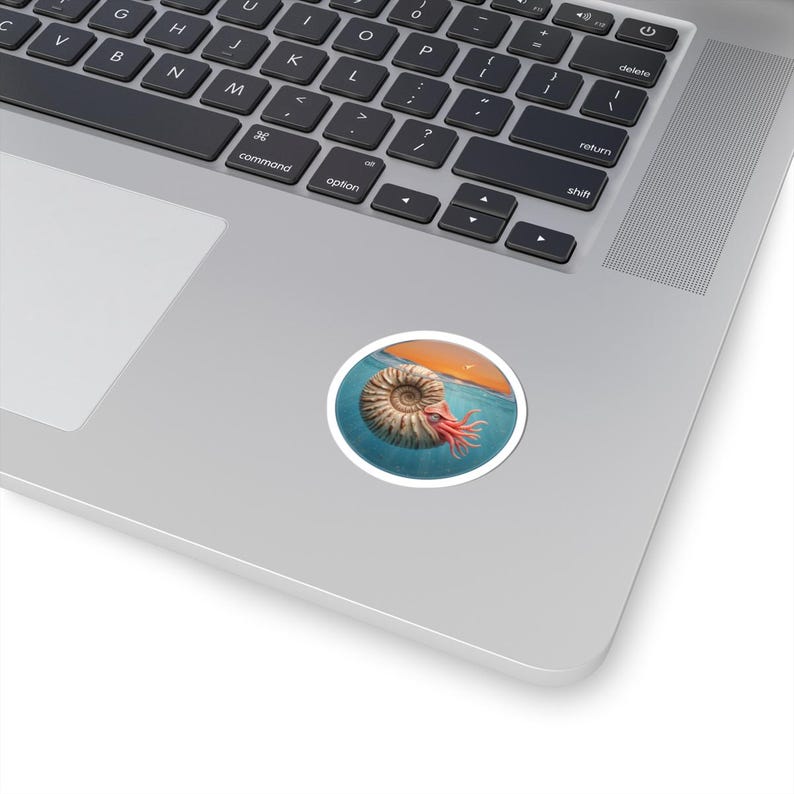 Last of Its Kind Ammonite Sticker - Meteor Extinction Kiss-Cut Sticker, Paleontology Gift bild 2