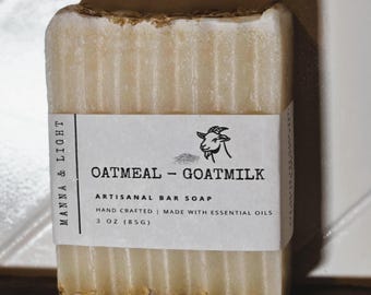 Rzemieślnicze mydło w kostce z miodem i mlekiem kozim