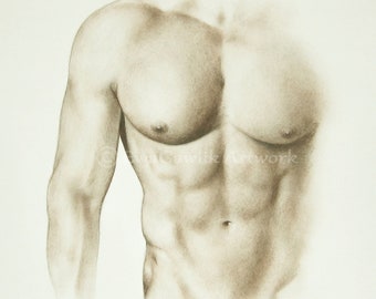 Classical Male Nude Etsy