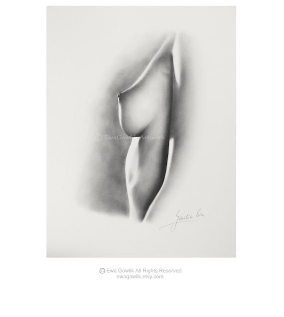 Female Nude Art Order Sketch Naked Girl Sketch Body Nude Art