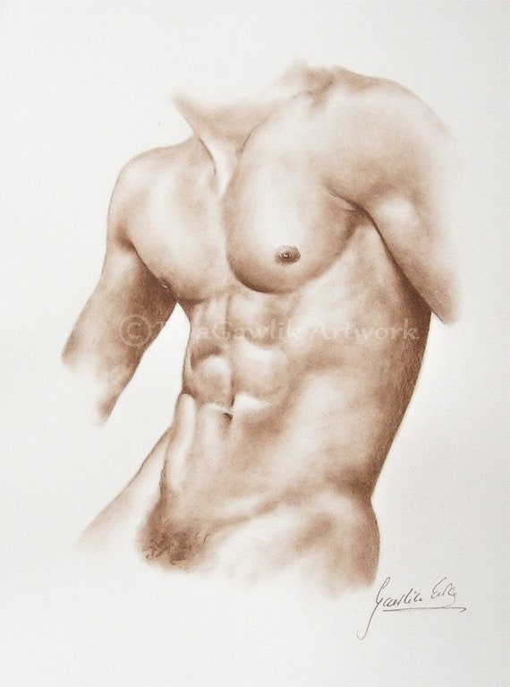 Erotic Male Nude Drawing | Gay Fetish XXX