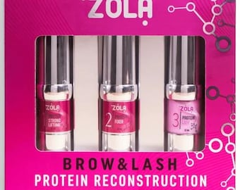 ZOLA Pink Laminating Set Brow&Lash Protein Reconstruction System