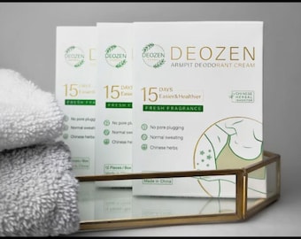 Darmowa wysyłka Deozen krem dezodorujący, opakowanie 24 saszetek (na 12 użyć)