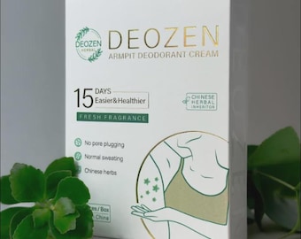 Deozen Deodorant cream, pack of 24 sachets (for 12 uses)