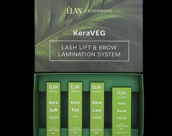 Elan KeraVEG Eyelash Lifting and Eyebrow Lamination System Set