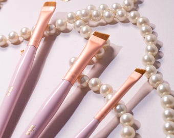 ZOLA Professional set of eyebrow brushes Raspberry