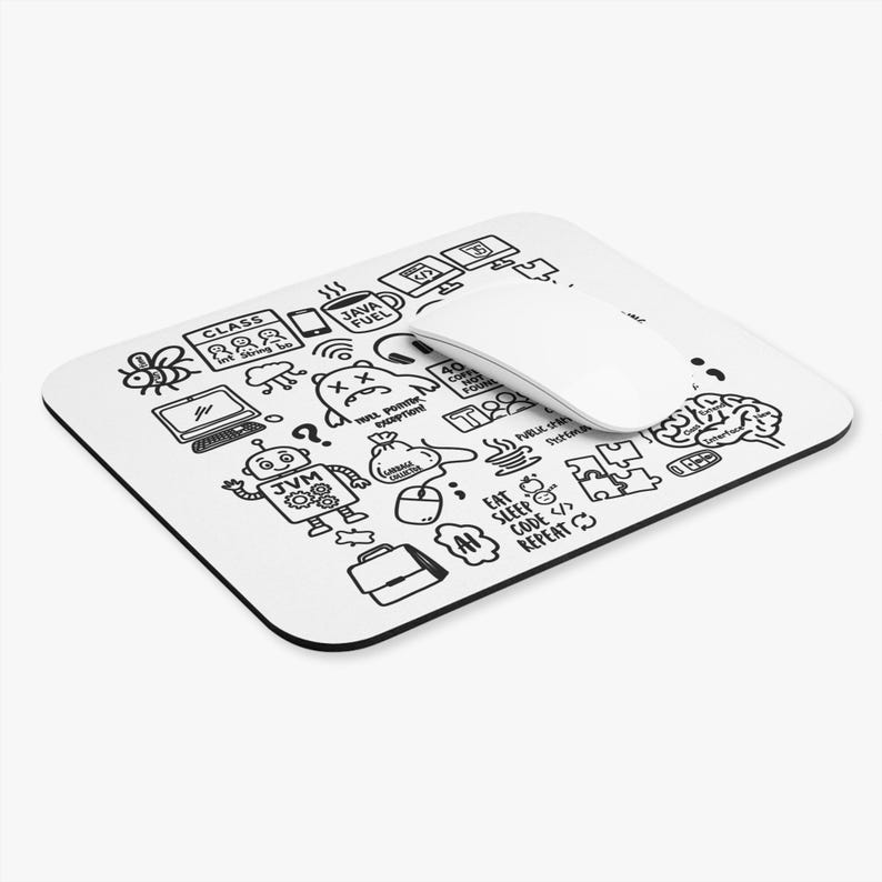 Mauspad für Java-Programmierer, lustiges Entwicklergeschenk, Schreibtischunterlage für Software-Ingenieure, Computerpad für Java-Entwickler, Geschenk für technische Leiter Bild 3