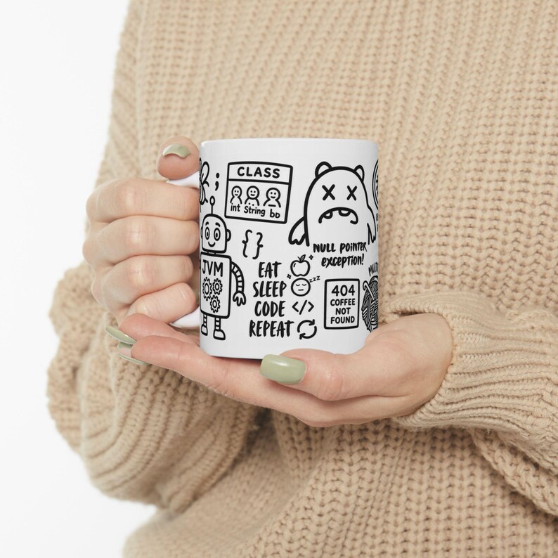 Java Developer Mug, Funny Programmer Gift, Computer Science Coffee Mug, Software Engineer Mug, Java Coding Gift, Tech Coworker Ceramic Mug afbeelding 9