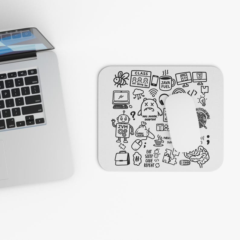 Mauspad für Java-Programmierer, lustiges Entwicklergeschenk, Schreibtischunterlage für Software-Ingenieure, Computerpad für Java-Entwickler, Geschenk für technische Leiter Bild 4