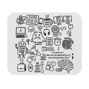 Java Programmer Mouse Pad, Funny Developer Gift, Software Engineer Desk Mat, Java Developer Computer Pad, Coder Tech Lead Gift