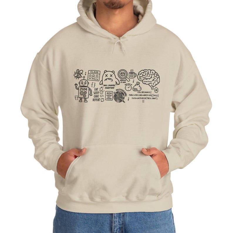 Java Developer Hoodie, Programmer Gift hoodie, Software Engineer Hooded, Funny Coding Humor Hoodie, Computer Science Gift, Java Coder Hoodie image 1