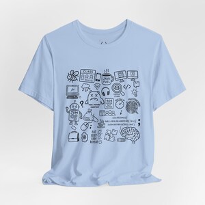 Java Developer Shirt, Programmer Gift Tee, Software Engineer Graphic T-Shirt, Funny Coding Humor Shirt, Java Code Doodle T-shirt Gift image 10