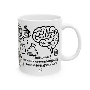 Java Developer Mug, Funny Programmer Gift, Computer Science Coffee Mug, Software Engineer Mug, Java Coding Gift, Tech Coworker Ceramic Mug afbeelding 7