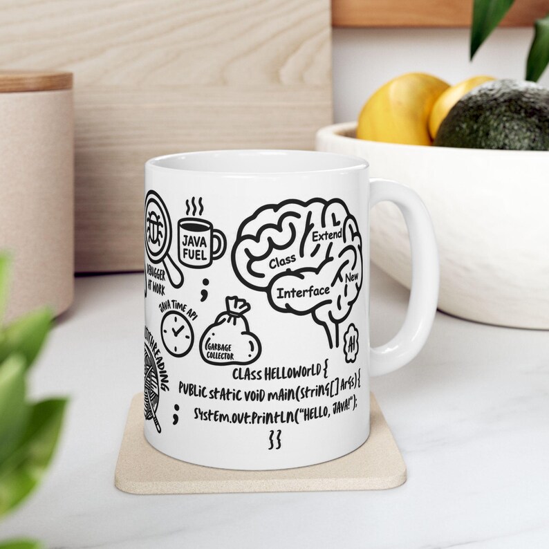 Java Developer Mug, Funny Programmer Gift, Computer Science Coffee Mug, Software Engineer Mug, Java Coding Gift, Tech Coworker Ceramic Mug afbeelding 12