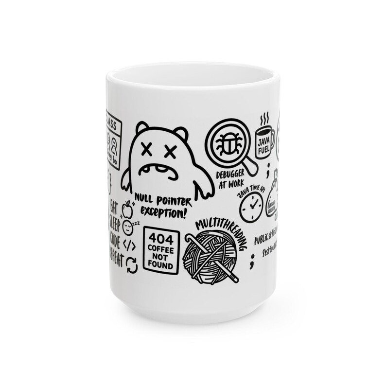 Java Developer Mug, Funny Programmer Gift, Computer Science Coffee Mug, Software Engineer Mug, Java Coding Gift, Tech Coworker Ceramic Mug afbeelding 14