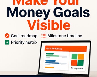 College Financial Goals Google Sheets Web App | Student Budget, Tuition, Aid & Campus Cost Planner