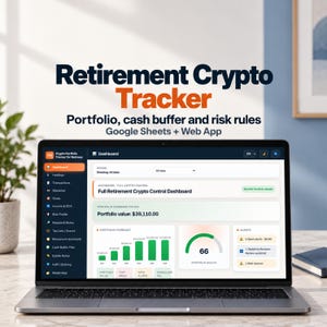 Crypto Portfolio Tracker for Retirees, Google Sheets Cash Buffer and Estate Notes