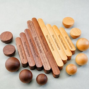 Poignées en bois massif, poignées sur mesure en noyer noir, poignées de porte de cuisine, poignées de porte de placard, boutons de penderie, poignées de tiroir en hêtre, quincaillerie moderne