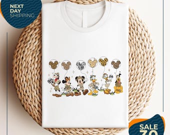 Mickey & friends balloon Disney Animal Kingdom shirt | Let's get wild safari mode Girls trip shirt