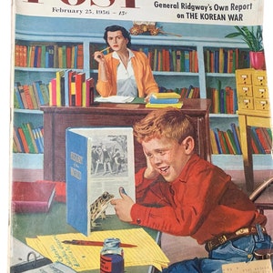 The Saturday Evening Post Vintage Magazine February 25, 1956 Vtg Advertisements Gary Cooper #20