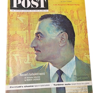 The Saturday Evening Post Vintage Magazine May 25, 1963 Vtg Ads Stories Nasser #20