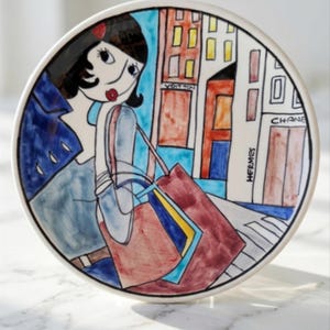 Handmade Turkish Alish-Verish Ceramic Bowl