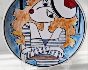 手作りのモダンなセラミックプレート