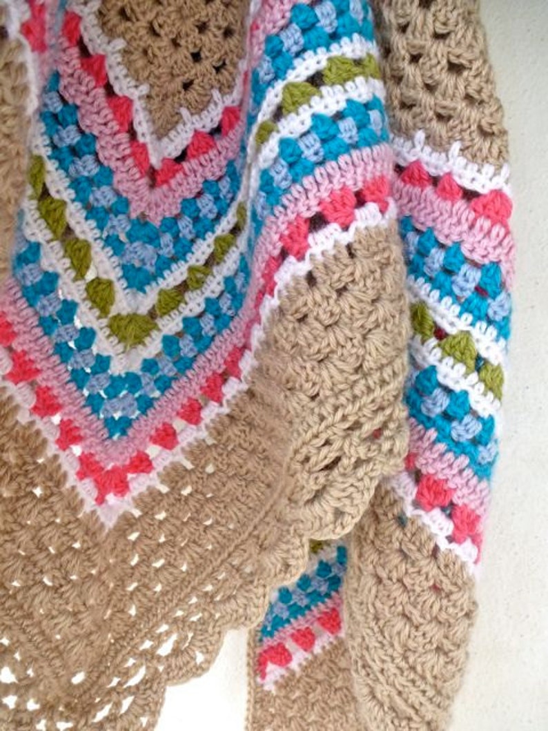 Crochet Pattern Nordic Shawl Crochet Shawl Pattern Etsy