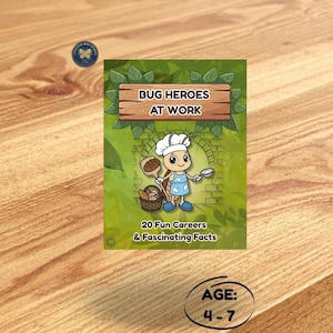 Dibujos para colorear de insectos trabajando / 20 profesiones y trabajos de insectos / Datos educativos y divertidos / Líneas sencillas y llamativas / Descarga de PDF de actividades para niños