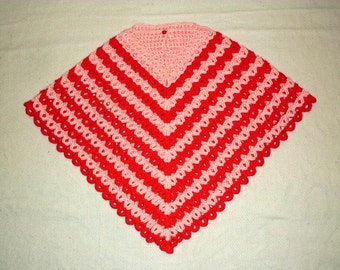 Crochet poncho - crochet shawl  - PDF Pattern is ADJUSTABLE for any size