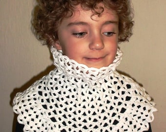 Crochet Collar - Lacy Shawl Wrap PATTERN PDF