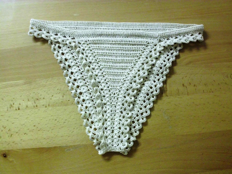 Crochet thong .PDF PATTERN lacy lingerie 1 - изображение. 