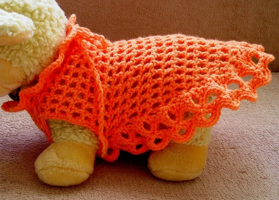 Dog Sweater PATTERN .PDF for Crochet Dog Dress/dog Sweater/dog Poncho. Dog  Pattern is Adjustable for Most Sizes. 