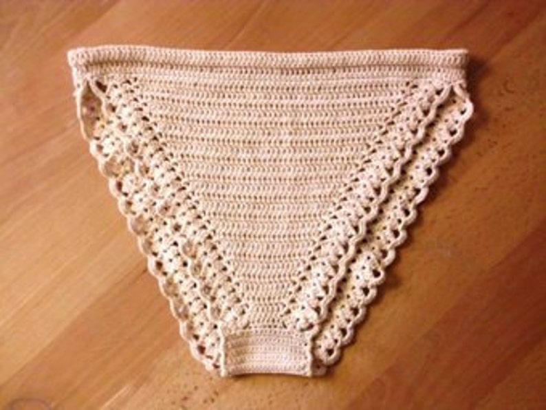 2 lingerie patterns PDF SET of Crochet panties and thongs Etsy