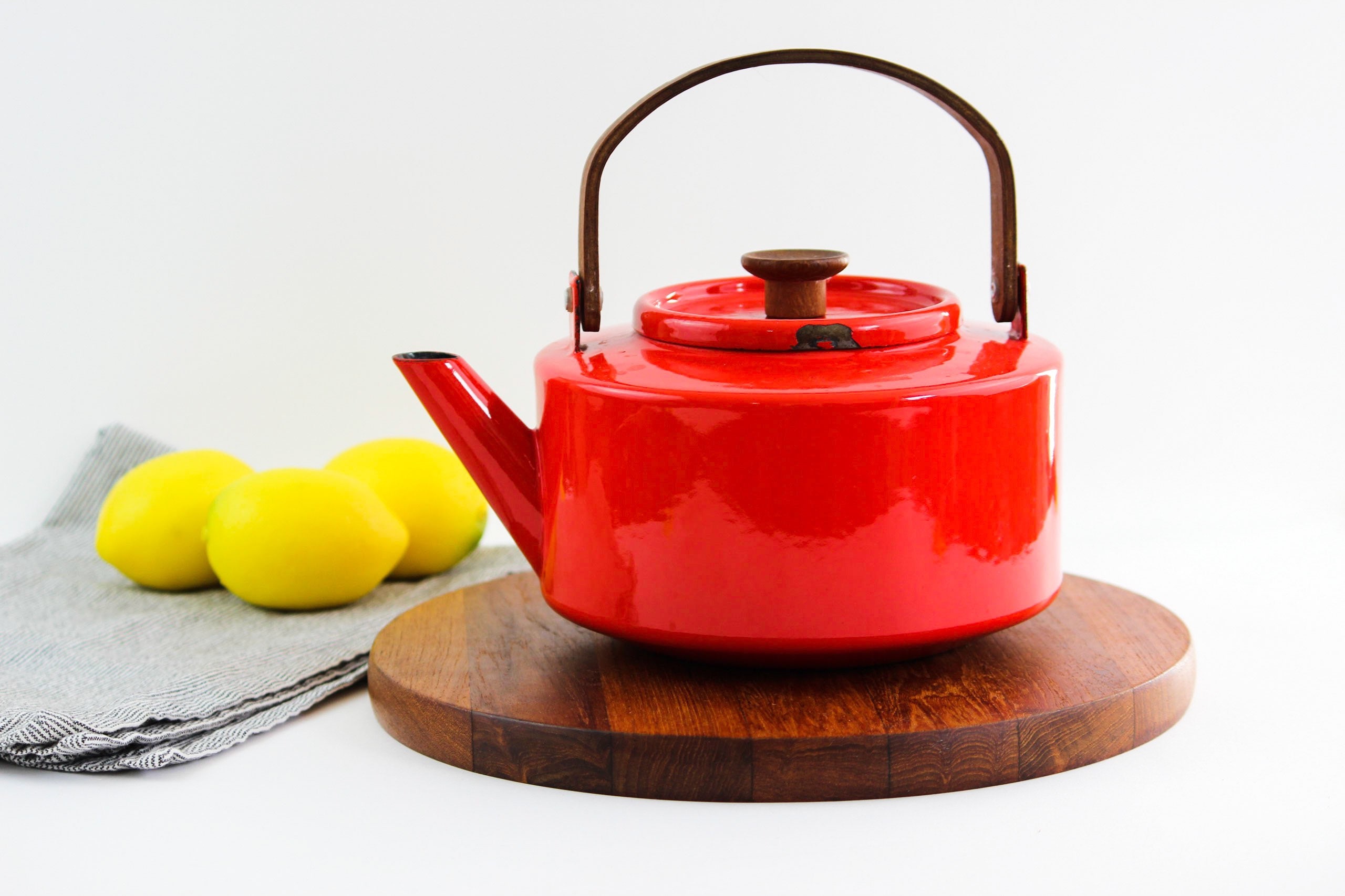 Teapot Tea Kettle Vintage Copco Teapot Mid Century Metal