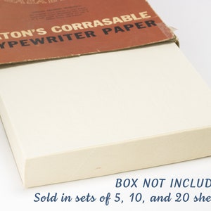 Vintage Onion Skin Typing Paper | Eaton's Corrasable Bond | Sold in ...