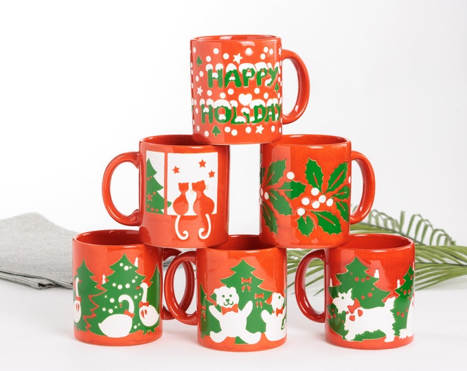 Single Waechtersbach Christmas Mug | Various Christmas Designs | Sold Individually